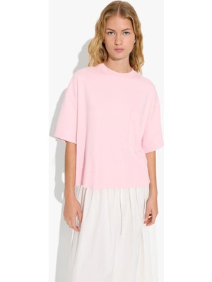 Parfois Kadın Cepli Düz Pamuklu T-Shirt