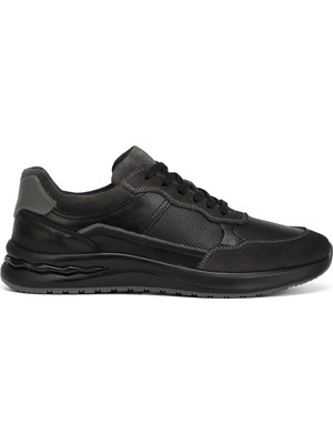 Tergan Siyah Hakiki Deri Erkek Sneaker - E26I1AY57740-V2U