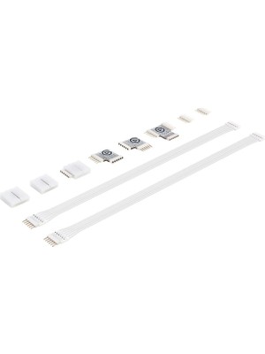 Starseven Elgato Light Strip Işık Şeridi Konnektör Seti, 2 x Clip To Clip Konnektör, 1 x Clip To Pin Konnektö