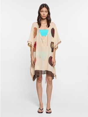 Parfois Kadın %100 Pamuk Desenli Kaftan