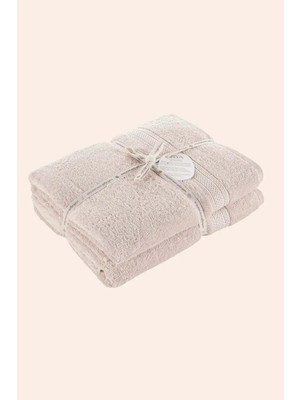 İrya Mısır %100 Mısır Pamuğu 4'lü Havlu Seti 30X50 cm Oyster Beige