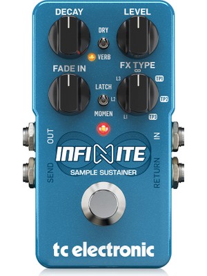Boss Tc Electronic Infinite Sample Sustain Pedalı