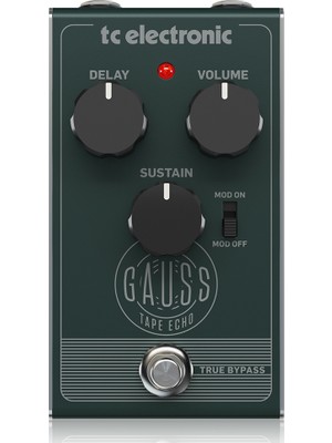 Boss Tc Electronic Gauss Tape Echo Pedalı