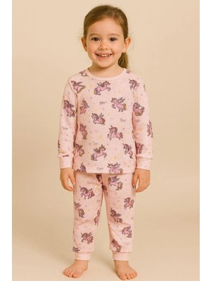 Bony Socks Kız Çocuk Unicorn Desenli Pijama Takımı