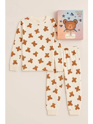 Bony Socks Çocuk Teddy Desenli Kutulu Pijama Takımı