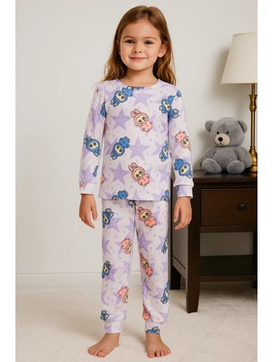 Bony Socks Kız Çocuk Labubu Desenli Pijama Takımı