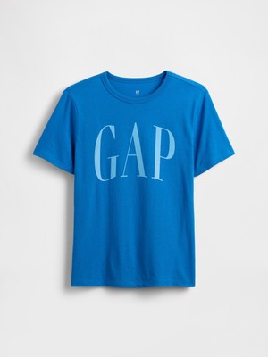 Gap Erkek Çocuk Mavi Gap Logo T-Shirt