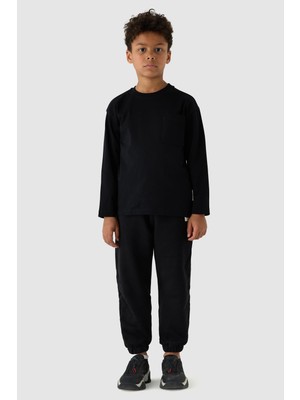 NBT Jeans Erkek Çocuk Siyah Tshirt