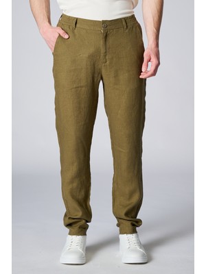 Twister Matt 883 Erkek %100 Keten Pantolon