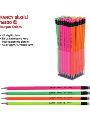 Bezos Fancy Silgili Kurşun Kalem