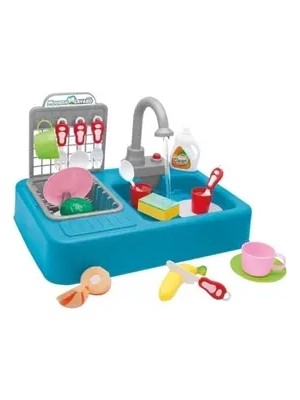 Byanes Modern Pilli Lavabo (Mavi)