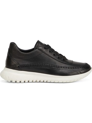 Tergan Siyah Hakiki Deri Kadın Sneaker - K26I1AY68464-A23