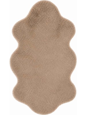 Sihirli Halı Nuvy Serisi 40011 Model Camel Renk Bulut Kesim Halı