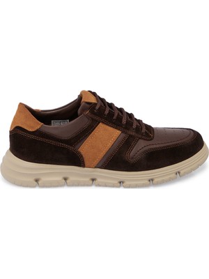 Tergan Kahverengi Hakiki Deri Erkek Sneaker - E25S1AY57512-W20