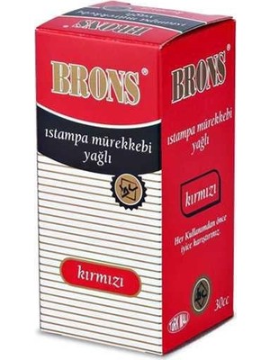 Bezos 316 Kırmızı Istampa Mürekkep 30 cc