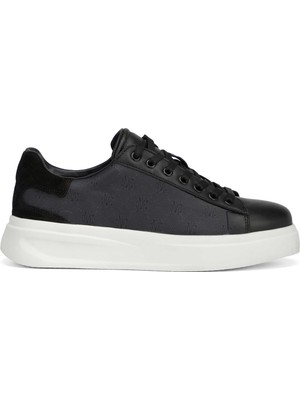 Tergan Siyah Hakiki Deri Erkek Sneaker - E26I1AY57592-A23