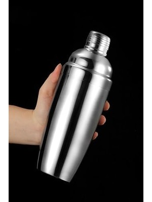 Livizmir Moda Komple Çelik 500 ml Shaker Kokteyl Hazırlama Kabı Bardağı CIN344