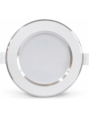 K2 Global 5W 3 Renkli LED Spot Beyaz Kasa 350 Lümen Sıva Altı Yuvarlak Downlight