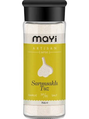 Mayi 90 gr Sarımsaklı Tuz Kaynak Tuzu ile Sofralarınıza Pratik ve Lezzetli Dokunuş