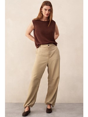 The White Company Lyocell Utility Kadın Pantolon
