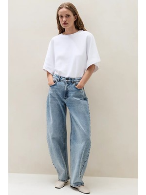The White Company Hampstead Kavisli Kesim Kadın Jean Pantolon