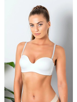 Çamaşır Kenti Straplez Lotus Sütyen Ekru (MGP11260)