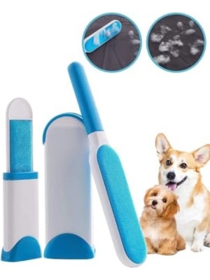 Frefly Store Kendini Temizleyen Tüy Toplayıcı Set - 2'li Kedi ve Köpek Fırçası