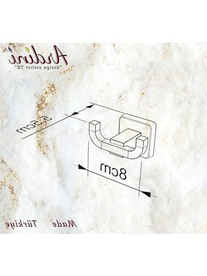 Frefly Store Paslanmaz Ikili Metal Askılık - Banyo, Tuvalet ve Mutfak Için Şık Çözüm