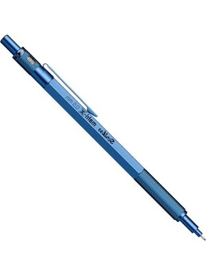 Frefly Store Metalik Mavi Şeffaf Ambalajlı Versatil Kalem, 0.5 mm Uç Kalınlığı