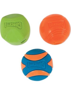 Frefly Store 3'lü Köpek Oyun Topu Seti - Farklı Oyun Deneyimleri