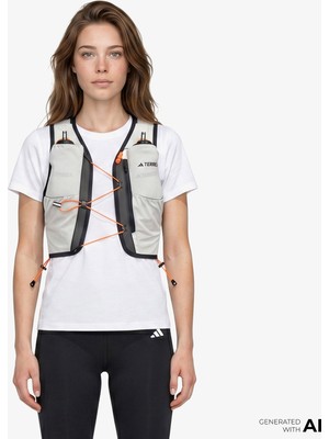 adidas Terrex Trail Techrock 5 L Unisex Gri Yelek.-