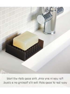 Frefly Store Tek Boy Silikon Sabunluk - Beyaz ve Siyah Seçenekleri