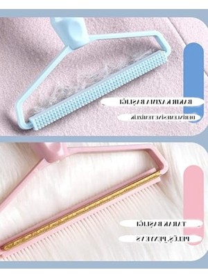 Frefly Store 1 Adet Kedi Köpek Tüyü Temizleme Fırçasıtüyü Toplayıcı, Otomatik Temizlenen Kedi Tarağı, Tüy Toplama Kaşıma Eldiveni, Köpek Tüy Tarama ve Toplama Makinesi (Pembe)