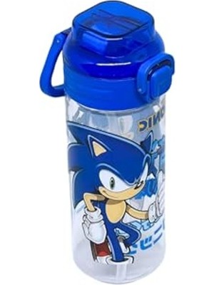 Frefly Store 500ML Yumuşak Silikon Su Matarası, Pipetli ve Kilitlenebilir