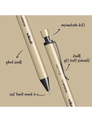 Frefly Store Scrikss Office Icon-X Metal Versatil 0.7 mm Bej