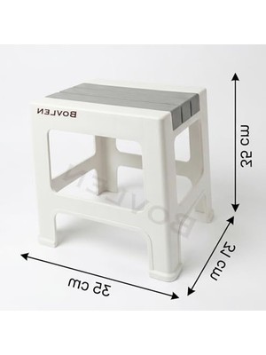 Frefly Store 120 kg Taşıma Kapasiteli Kaymaz Banyo Taburesi, 31X35X35 cm Boyutunda Çocuklar Için Güvenli