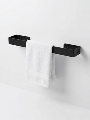 Frefly Store Yapışkanlı Havlu Askısı, Metal Tasarım, Delmeden Montaj ile Banyo ve Mutfak Için Uygun