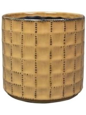 Frefly Store Kahve Renkli Seramik Saksı 14X13 cm