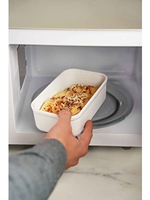 Frefly Store Vakumlu Yemek Taşıma Kabı, Yarı Şeffaf ve Şık Tasarıma Sahip