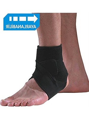 Frefly Store Ayak Bilekli Unisex Siyah Spor Ayakkabı, Large Boy