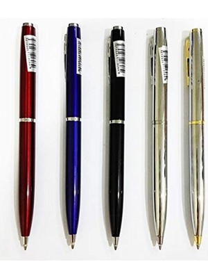 Frefly Store Krom Metal Tükenmez Kalem - Standlı Model