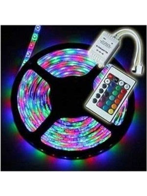 Frefly Store 5 Metre Rgb Şerit LED Seti, Iç ve Dış Mekan Için Silikonlu Tasarım