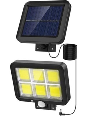 Frefly Store Güneş Enerjili 120 Cob LED Aydınlatma, Enerji Tasarruflu ve Uzun Süreli Kullanım