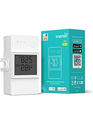 Frefly Store Akıllı Sıcaklık ve Nem Izleme Anahtarı - 20A, Ses Kontrolü