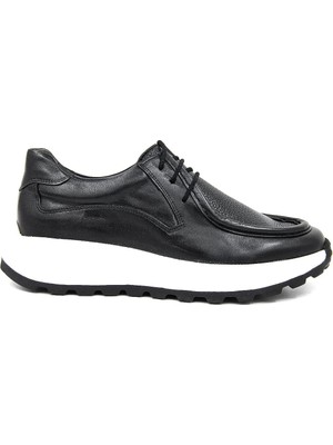 Luciano Bellini E11529 Erkek Casual Ayakkabı - Siyah-Beyaz