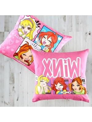 Frefly Store Çok Renkli Pamuk Kırlent - 40X40 cm