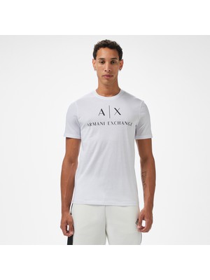 Armani Exchange Erkek Beyaz T-Shirt