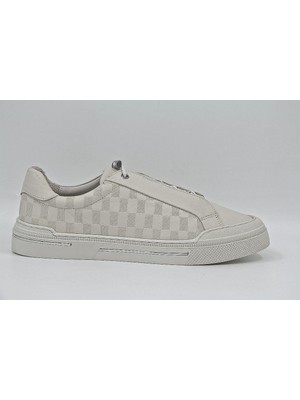 Luciano Bellini C28406 Erkek Casual Ayakkabı - Krem