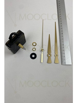 Novélune Duvar Saati: Sessiz Çalışan Mekanizma, 22 mm Şaftlı Mekanizması