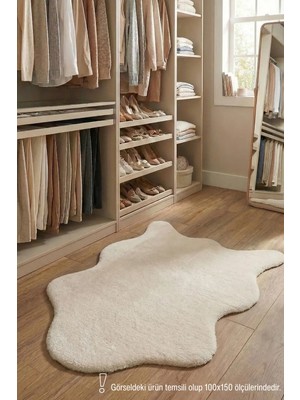 Anatolia Anatolıa Halı/doly Peluş Post Şeklinde Halı-Krem